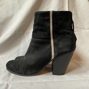 Rag & Bone Newbury Black Suede bootie